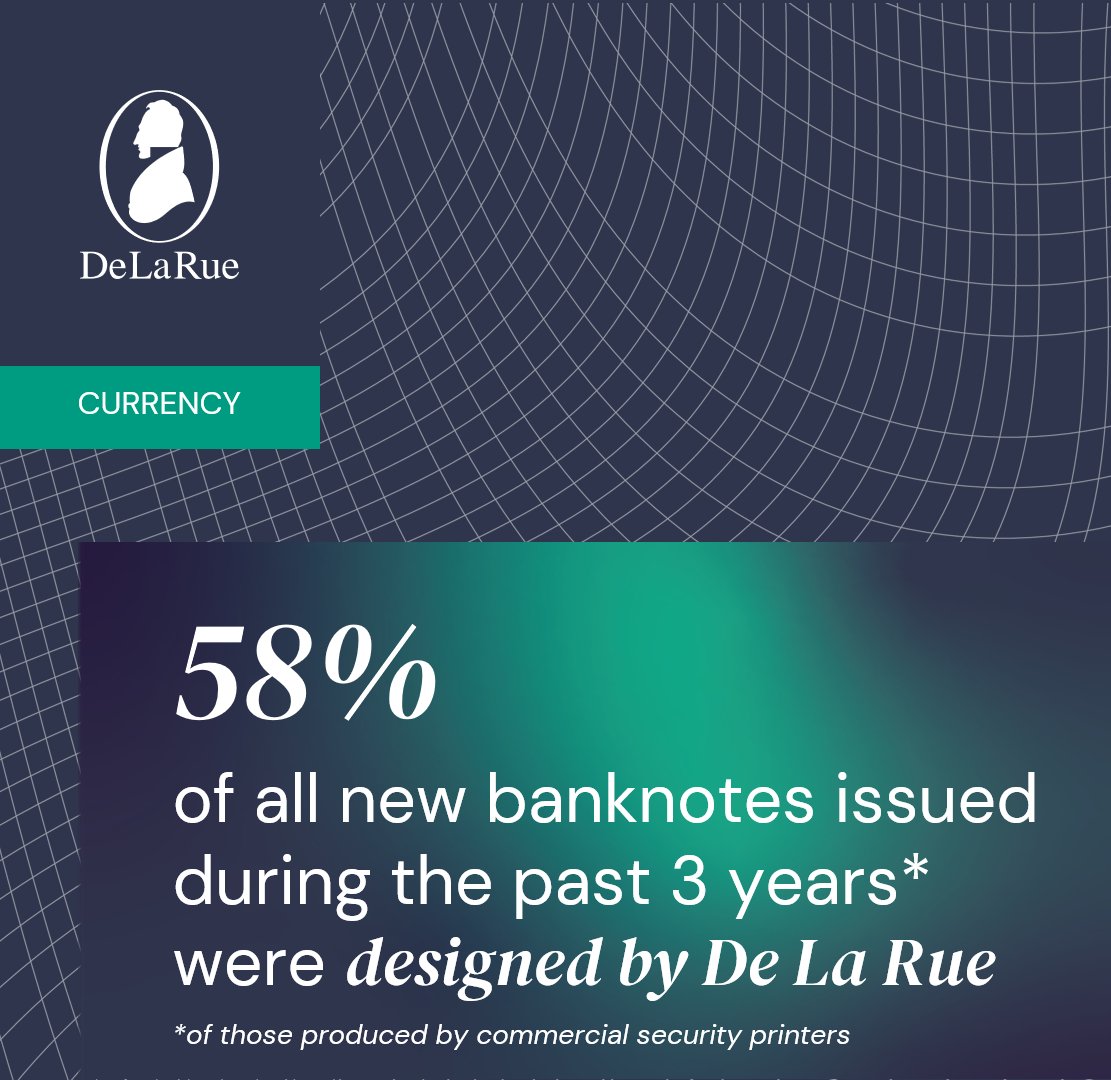 Banknotes capture a nation’s values and identity, so it is crucial to partner with a supplier that delivers exceptional designs. De La Rue is the supplier of choice for the majority of central banks when it comes to #banknote #design. Find out why: hubs.ly/Q02gDmtZ0