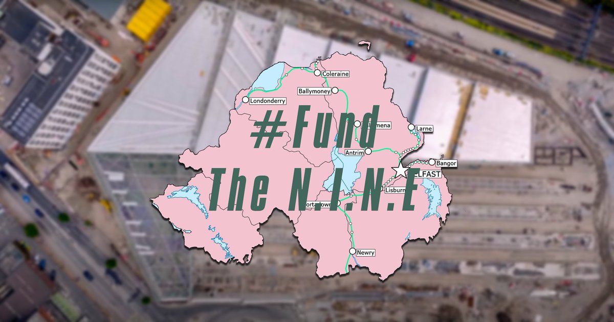 FundTheNINE's tweet photo. Lastly, as I am sure you, the reader are aware, we cannot achieve any of this without a functioning #Parliment in #Belfast.
No government? No ministers.
No ministers? No revised transportation strategy.
#FundTheNINE #RebuildOurRailways #DuallingNorth
(11/11) https://t.co/szSyrWnnL1