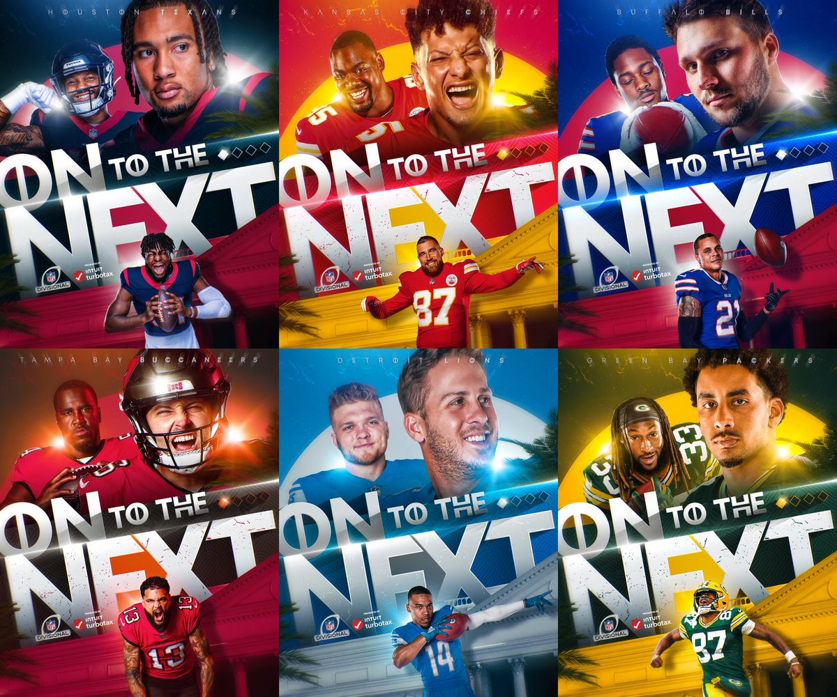 Moving on. 🎨➡️ #NFLPlayoffs