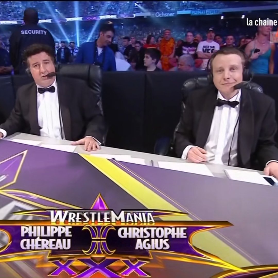 Christophe Agius en ringside pour #WWEBacklash France avec Philippe Chéreau ou Nadir Mohammedi ? Il répond :

"Je ne sais pas en toute honnêteté si on sera sur place pour Backlash, si on va le faire de notre studio. Mais en tout cas, si par chance et par bonheur, on pouvait être