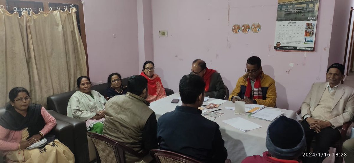 nabalahkar's tweet photo. Strategizing with BJP Rajdhani Mandal: Uniting forces for an impactful upcoming organizational meeting on 18th Jan with the Hon. CM Dr. @himantabiswa Sir, along with the booth presidents, and Shaktikendra pramukhs to pave the way for upcoming elections.
#TeamBJP #UnifiedFront https://t.co/jukfmUzpw8