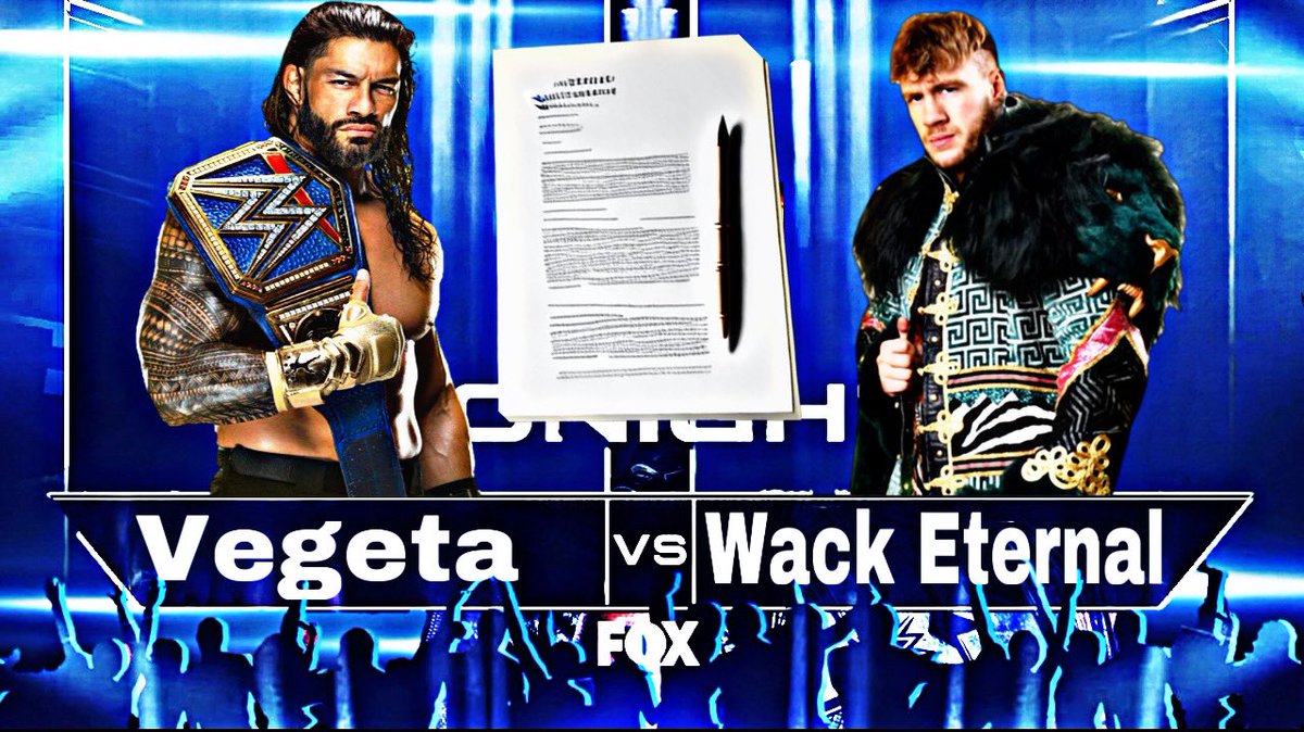 DFW_Wrestling's tweet photo. 🚨 THIS MONDAY 🚨 

On the final dark before the royal rumble, the dark world champion Prince Vegeta (@VegeTomiokaWSW), and #1 contender Wack Eternal (@realwackypack)’

Will sign the dotted line in this contract signing!

Dont miss #DFWDark this Monday!! https://t.co/hALubhs3VO