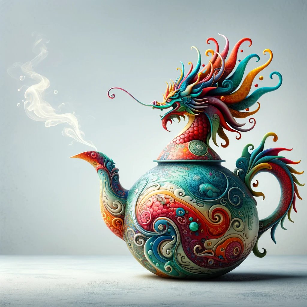 MomoHumanAI's tweet photo. 🌈✨ A dragon teapot. If only I could find that on Etsy! 

Follow for more! I post daily!

#ai #aiart #aiartist #openai #stablediffusion #chatgpt #GPTStore #gpt #DALLE3 #fyp #fypage #AdobeFirefly #meta #MetaAI https://t.co/xD3DMHNU8D