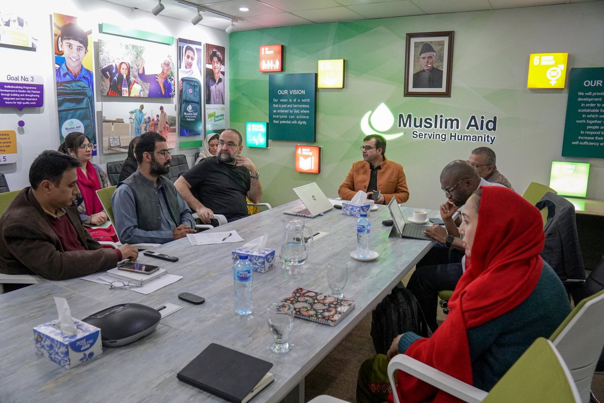 MuslimAid_PK's tweet photo. Muslim Aid Global Leadership Unites in Pakistan!

The Global Family appreciated the impactful work of Muslim Aid Pakistan and also discussed the forward-looking strategy that strengthens the bond of compassion and service.

@ISNAVI @MehmetKaplan https://t.co/c28CaUww2R
