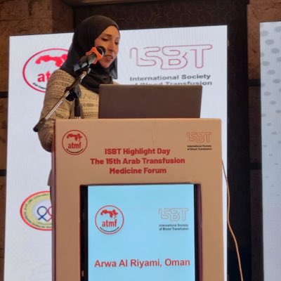 DrRiyamia's tweet photo. #NewProfilePic
#Oman
#ISBTClinical
#ATMF https://t.co/rm6vIawxY3