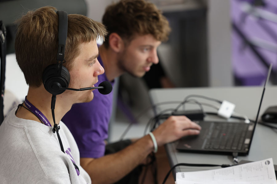 CornellCollege's tweet photo. In Introduction to Sports Journalism sophomore Jack Carlson developed a sports podcast in 18 days that is now a popular ongoing series for Rams Athletics. #CornellCollege #1Course #GoRams https://t.co/tyhUnXMMSB https://t.co/oybSyLT4Ry