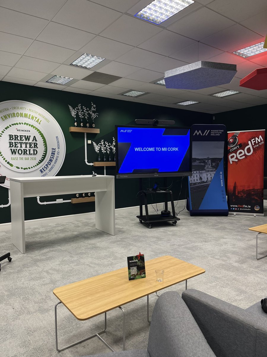 Delighted to be in attendance at the <a href="/Heineken/">Heineken</a> Brewery for <a href="/miicork/">Marketing Institute of Ireland - Cork Branch</a> first 2024 event with <a href="/CorkChamber/">Cork Chamber</a>! 

Looking forward to Jim Geraghty from 
<a href="/Heineken/">Heineken</a> sharing his insights on Birra Moretti’s “Life’s Simple Pleasures” award winning campaign ￼

#MIICork #Purecork #Brandstrategy