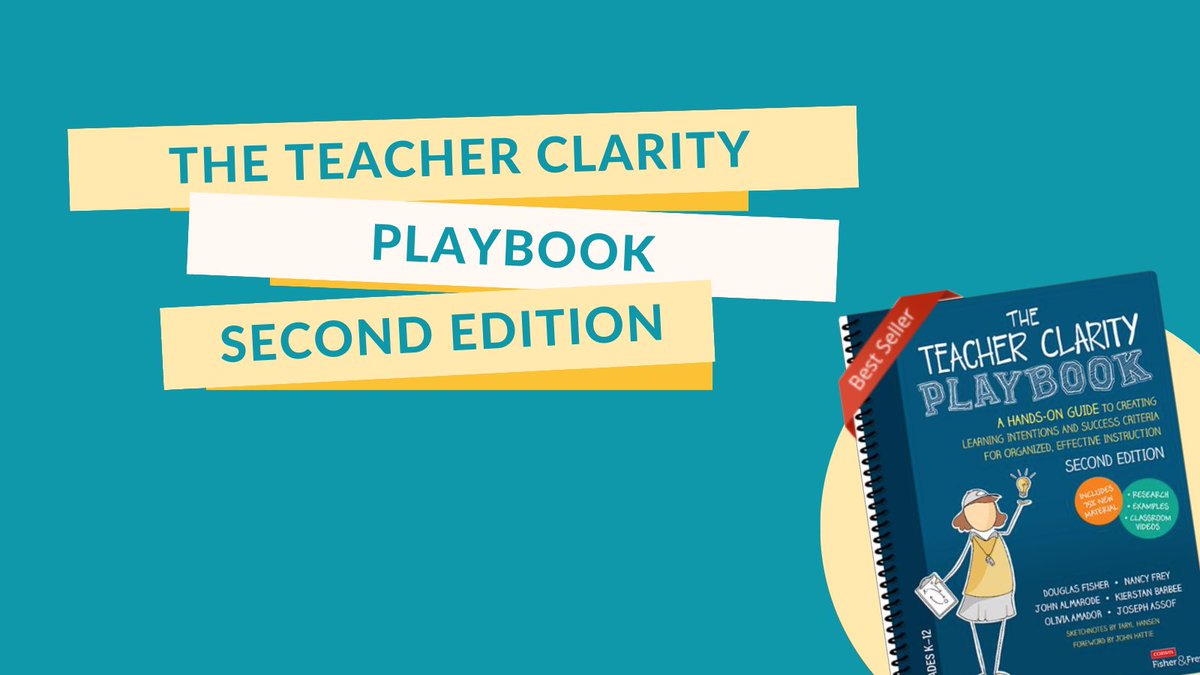 Nine learning modules, one fully revised guide for highly effective instruction! Align lessons, objectives, and outcomes so the classroom hours flow productively. 

Discover the new #TeacherClarity Playbook: us.corwin.com/books/teacher-…