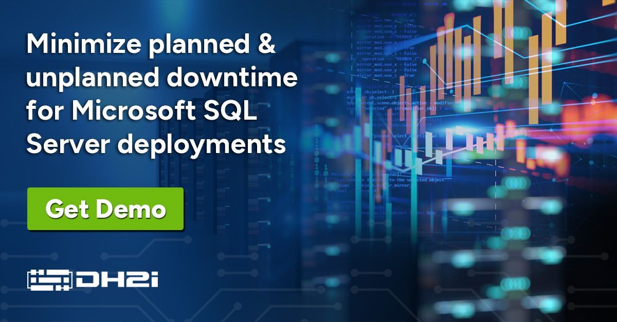 DH2i's tweet image. PSA: If your organization is still relying on #SQLServer2014, extended support comes to an end on July 9, 2024! If you want to take the easiest, most cost-effective path to modernization, reach out for a free consultation on DH2i software here: buff.ly/48uhoEa