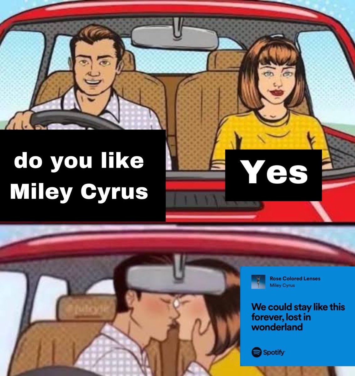 when somebody likes miley cyrus 🥰