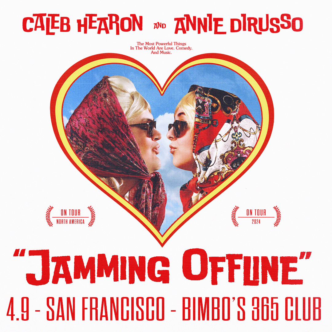 JUST ANNOUNCED!! @anniedirusso and @calebsaysthings will be gracing our stage with a night full of music and comedy on Tueseday April 9th! Tickets go on sale this Friday 10am at the link in bio.