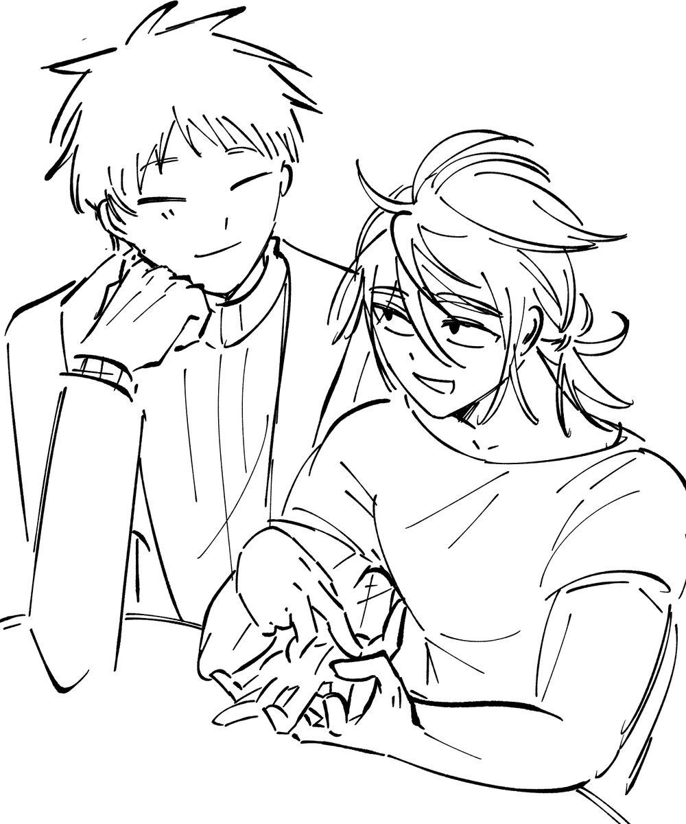 畫到一半我就在思考要阿藤自已去學去查比較好
還是麗慈手把手教比較好
我做了好的選擇🥲🤟👌