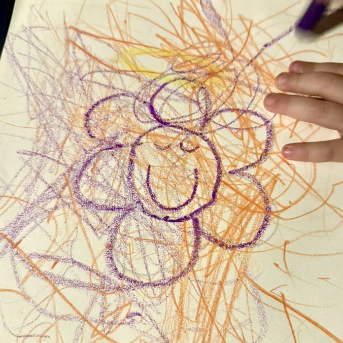 hiltonvision's tweet photo. Charlie and Camryn drew me this happy/sleepy angel Petal Head with the help from Petal Headz holder @BigJointGuy . 

This one is definitely one of my favorites. ❤️ https://t.co/GpC7az915Q