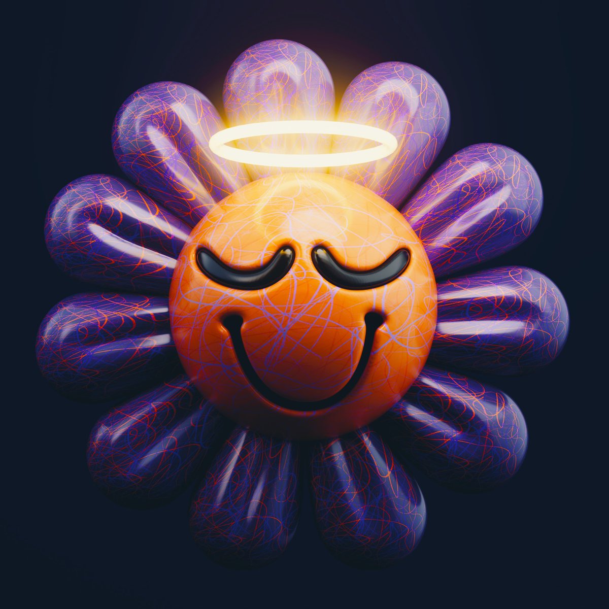 hiltonvision's tweet photo. Charlie and Camryn drew me this happy/sleepy angel Petal Head with the help from Petal Headz holder @BigJointGuy . 

This one is definitely one of my favorites. ❤️ https://t.co/GpC7az915Q