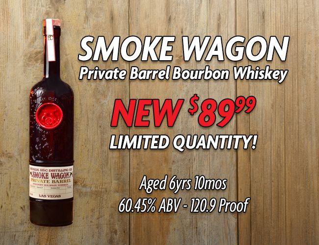 NEW Smoke Wagon Private Barrel Bourbon
BUY NOW👉InternetWines.com