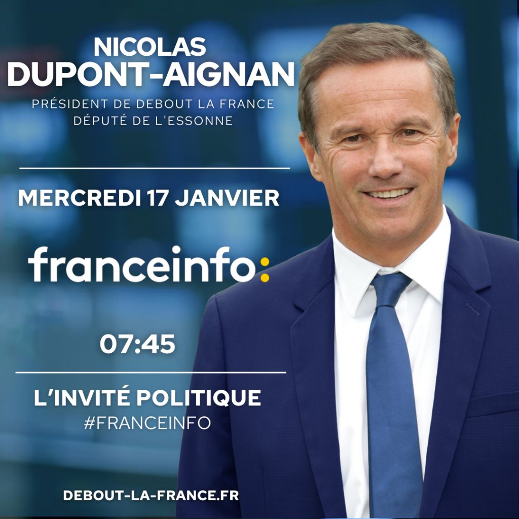 DLFSavoie's tweet photo. Retrouvez Nicolas @dupontaignan, député de l'Essonne et président de @DLF_Officiel sur @franceinfo
✖️ Réagissez sur les réseaux avec #FranceInfo
#Electricité #DLF #AvecNDA #Attal #oudeacasterademission #agriculteurs #France #edf
#Lemaire #Gaz #macron20h https://t.co/1tmwdAcReN