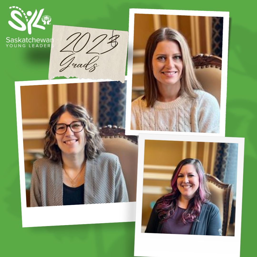 Join us in congratulating our third year committee members on their graduation to SYL Alumni status and wishing them all the best in their future! 

Congrats Meghan, Kirstin and Caval!

#SYL2024 #YoungLeaders #SKCreditUnions #TheCreditUnionDifference
#Leadership