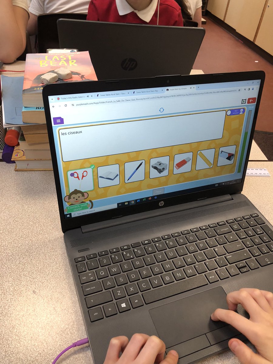 Our Y6 children used @PurpleMash to develop their understanding of the French vocabulary linked to the classroom using the salle de classe games and activities - magnifique Bronte Class!
#Year6
#PurpleMash
#French
