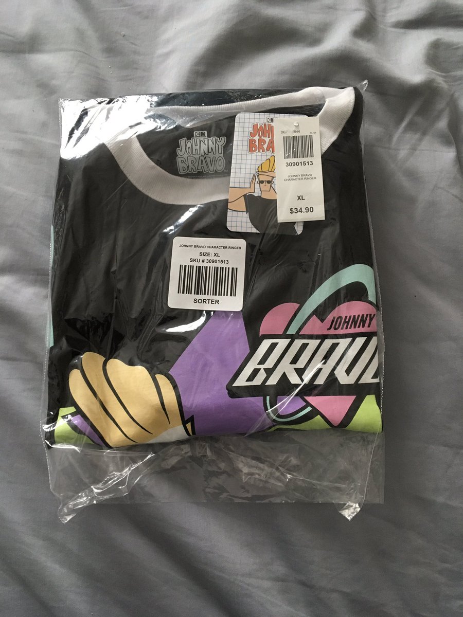 MtthwClmn's tweet photo. Check out what I got from @BoxLunchGifts today! 

Glad to see Cartoon Network doing new stuff with Johnny Bravo nowadays! 

#johnnybravo #CartoonNetwork #vanpartible #cartoonnetworklegacy #cartooncartoons #whoamama https://t.co/kSp56a3Czd