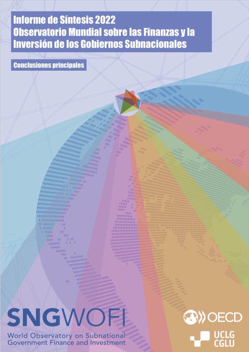 #FLACMA comparte el <Reporte del Observatorio Mundial en Gobierno Subnacional de Finanzas e Inversión> elaborado por <a href="/uclg_org/">United Cities</a>/<a href="/OECD_local/">OECD SMEs, Regions, Cities & Tourism</a>

Presenta datos de 135 países y recomendaciones sobre resiliencia de finanzas públicas subnacionales

👉 en español: bit.ly/3TVozRo