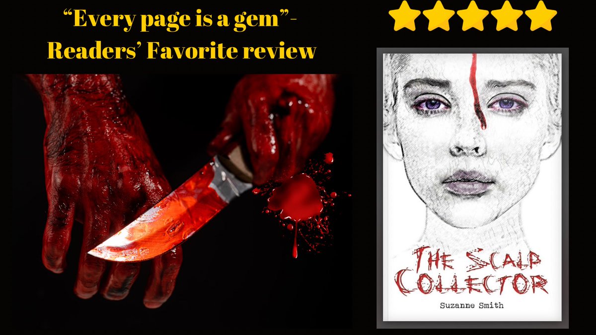 🩸🔥🩸🔥🩸The Scalp Collector. A mystery novella by Suzanne Smith Amazon EBOOK link & PAPERBACK a.co/d/66VrUsx #crime #NewRelease #bookworm #SCALPING #torture #writercommunity #Mystery #Violence #PsychologicalThriller #BookTwitter #gory #bloody #twisted #gruesome