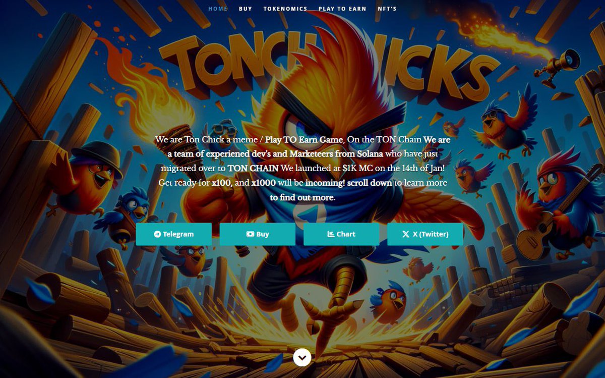 TonChickCoin's tweet photo. Website Update Screenshots
Stay Tuned ;)
#TON #TCHICK https://t.co/7Qw1XV67pi