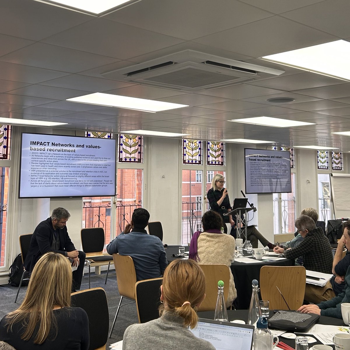 ImpAdultCare's tweet photo. For our penultimate lightning talk, we’re hearing from @kateameliah on the values-based recruitment #IMPACTNetwork 

Find out more about the project: https://t.co/ox4ZSDhch1 https://t.co/Z0EoTq8IfS