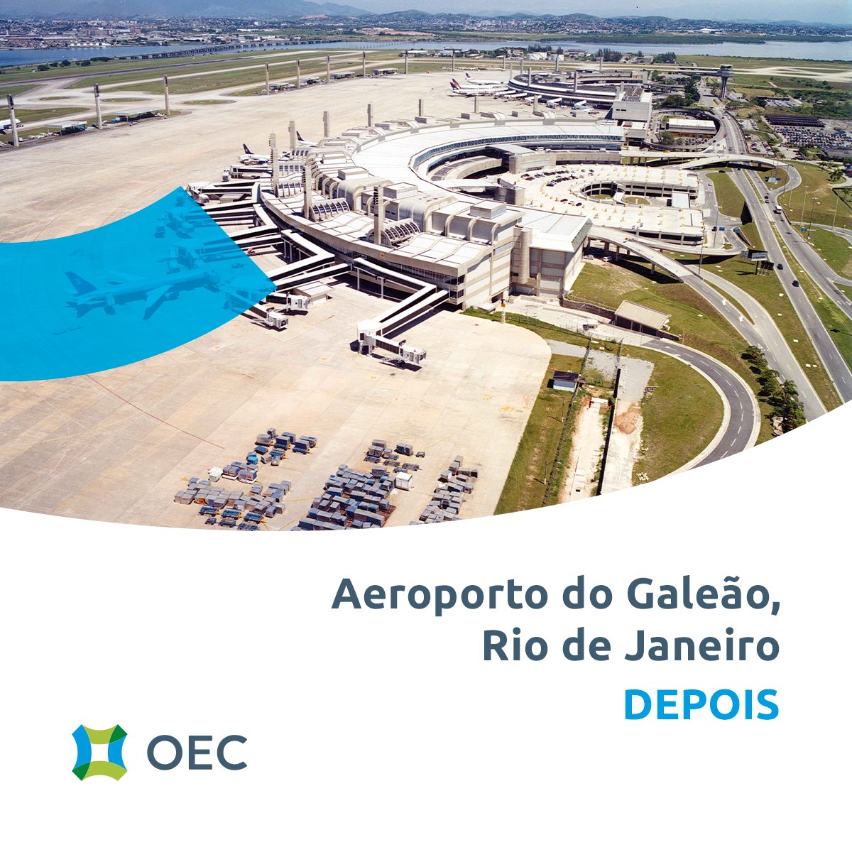 odebrecht_eng's tweet photo. Inaugurado em 1952, o Aeroporto Internacional do Galeão, no Rio de Janeiro, recebe voos nacionais e internacionais diariamente.

A OEC foi responsável pela construção de terminais e pistas de pouso inauguradas na década de 1980 e nos anos 2000.

#AntesDepois https://t.co/4t07SvbLvr