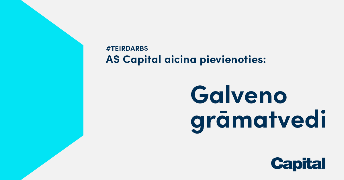 CapitalLV's tweet photo. #TeIrDarbs galvenajam grāmatvedim!

Ja Tev ir augstākā izglītība grāmatvedībā, finansēs vai ekonomikā, vismaz 5 gadu darba pieredze galvenā grāmatveža amatā tirdzniecības uzņēmumā, kā arī piemīt augsta atbildības sajūta un precizitāte, tad pievienojies mūsu komandai!

Vairāk informācijas šeit: https://t.co/OrYlhGfYXV
