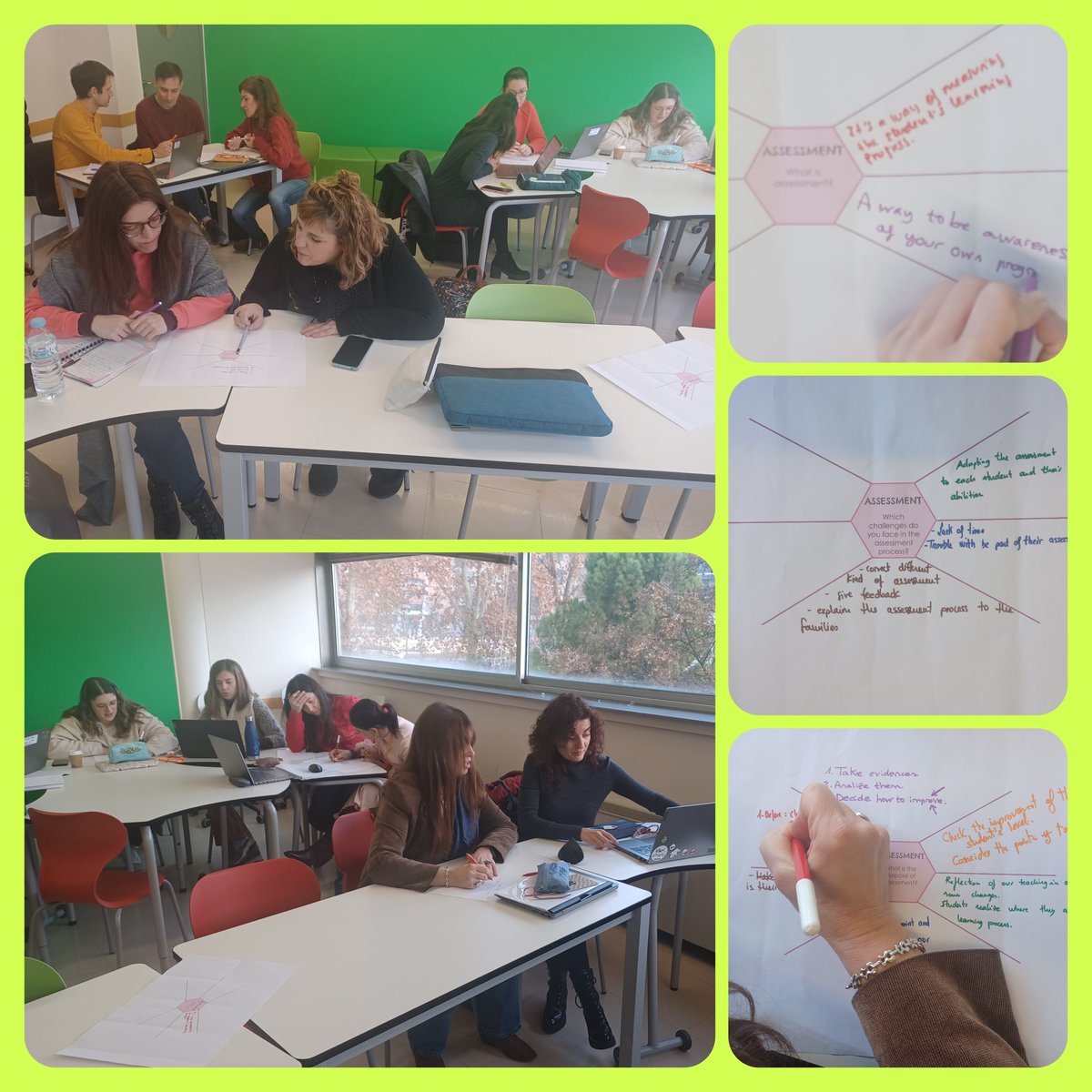 GEP 1 LLE-APA territories 7th session. Such an outstanding team that are outdoing themselves with #CLIL essentials required to keep getting better and better as the course draws on. Today, dealing with what assessment involves. @InnovacioSLEO @fle_sleo @EsterGasset #GEP