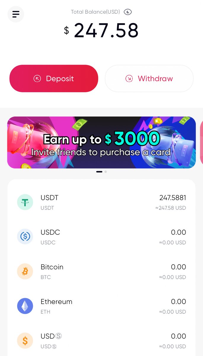 ChifoiCristian's tweet photo. How I spend my crypto anywhere

Pulled some profits in USDT out of Binance, sent it to an app, paid for groceries, paid for stuff on my vacation.

These places didn’t need to accept crypto! 

I paid with USDT, conversion made behind the scenes, vendor got paid into their bank through VISA. I think more apps like this will be present in the future.

Before, I needed to swap USDT for EUR or other currency, then send it to my bank account - and got asked a lot of questions from my bank: “where is the money coming from?” “what account was that?” “are you ok with frozing your account?”

Shit like this took like 2-4 days, and I’ve done it with this app and its VISA digital card in my Apple Wallet, in like 30 seconds.

Sent USDT from Binance through TRON network, took like 20 seconds, and paid at the stores directly with my card, like any other VISA card. Fee’s are 1%.

You can also send BTC and ETH - spend it the same way (and USDC)

Of course I’m gonna get you a referral code! I was first, I win! But you get a small win too. you get to spend your crypto very easy. 

The app is called REDOTPAY - don't know what it means, don't really care. All I care is that it works.

You get 5$ BONUS at the start, and the digital card costs 10$ (smart, you need to send 5USDT from some of your crypto wallets - including exchanges).

Buut, there is a flash sale with 50% DISCOUNT right now!

Install it here:
https://t.co/oQkGeLIv8h

I do not deposit my life savings here!! I do only a couple hundred dollars for spending. I do not know if your country supports it, don’t know where you’re from, I’m from Romania. 

This is how your wallet looks like, very user friendly

You can prioritize what currency you want to settle when you pay for shit (just like Revolut)

It works in Romania (also Europe I think), it worked in Doha Airport to pay for shit, it worked in the Maldives. Check it.

I think there is more competition coming to this market, because this facilitation of spending your crypto is getting true adoption to crypto - less and less friction with ramp on/offs, and vendors receiving the currency they want, also without friction.

So again, feel free to use it:
https://t.co/oQkGeLIv8h

You can also generate a referral code for your friends. You won’t get rich with it, but maybe pay for wine once in a while.

Adios!