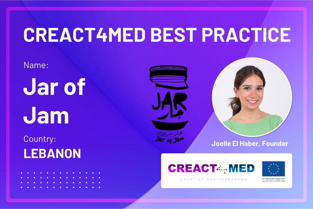 creact4med's tweet photo. ✨1st announcement of the #CREACT4MED Best Practices!✨

Here are the first results great examples of #culturalentrepreneurship, #ecosystemenablement &amp; #RegionalCooperation in #CCI. Read the full details at the #BestPracticeRepository on our website. 

Congratulations to all! 👏 https://t.co/2rbwRXBW5W
