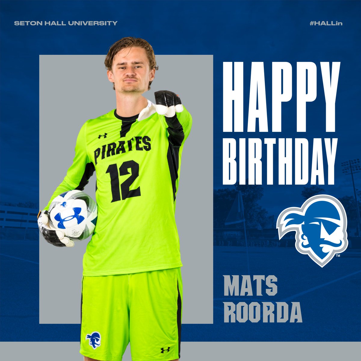 A very 𝙃𝘼𝙋𝙋𝙔 𝘽𝙄𝙍𝙏𝙃𝘿𝘼𝙔 to MATS ROORDA!! #HALLin ⚽🏴‍☠️🎉🎂