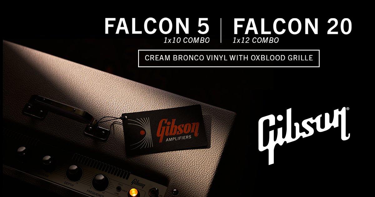 AmericanMusical's tweet photo. AMS is your stop for all things @Gibsonguitar! Get ready to take flight because we're fully stocked with new #GibsonFalconAmplifiers. 

Get the new Falcon amps along with other top selling #Gibson gear here: https://t.co/GVniZgSTVB

#GibsonAmps #Falcon5 #Falcon20 #FalconAmps https://t.co/WBrjt6J4Z1