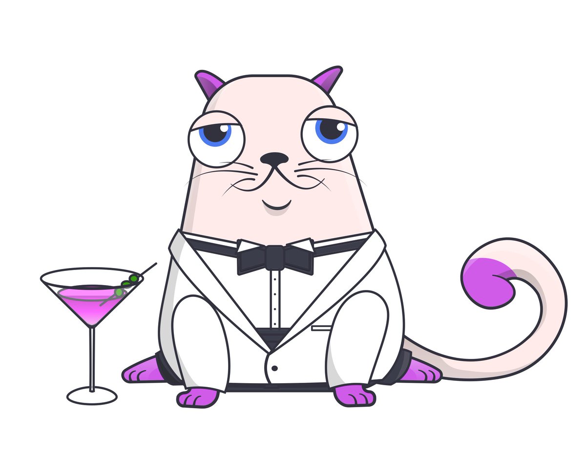 mh10_k's tweet photo. @KittyIntl @CryptoKitties @KittyHats_CK *nods classily” https://t.co/RC0MRLUIVD