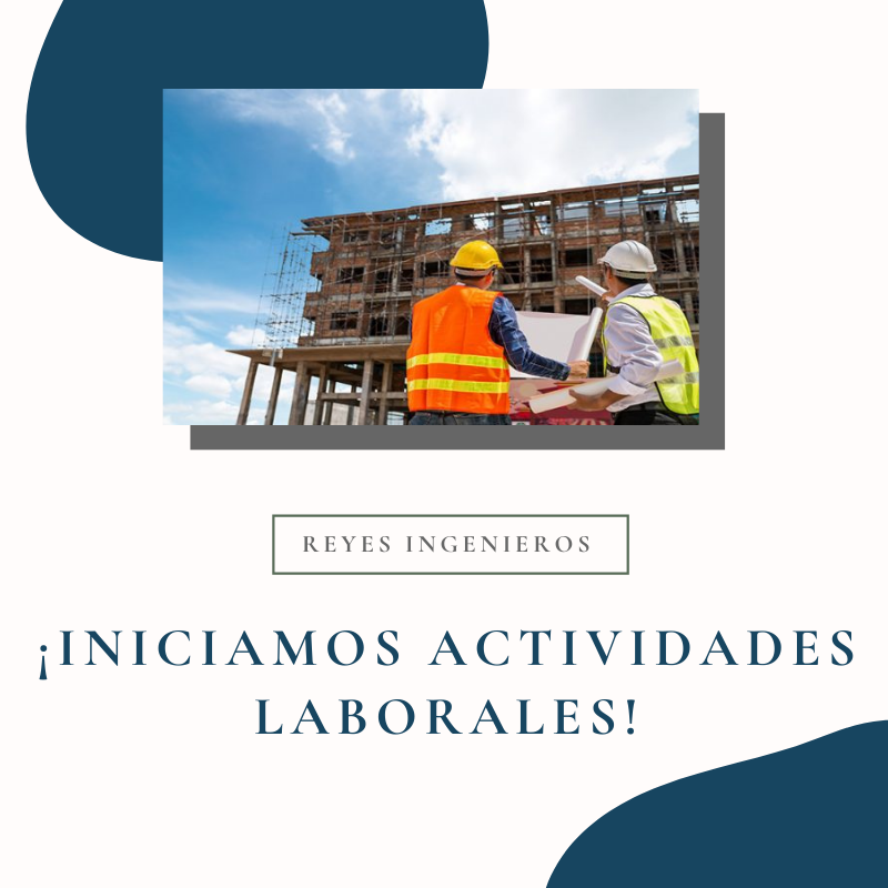 reyesingenieros's tweet photo. Excelente Martes, ya nos encontramos trabajando en nuestro horario acostumbrado de 8 am a 3 pm. https://t.co/Iy00prTaI3