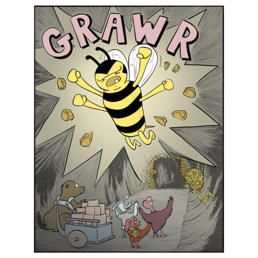 Never underestimate a bee. 🐝