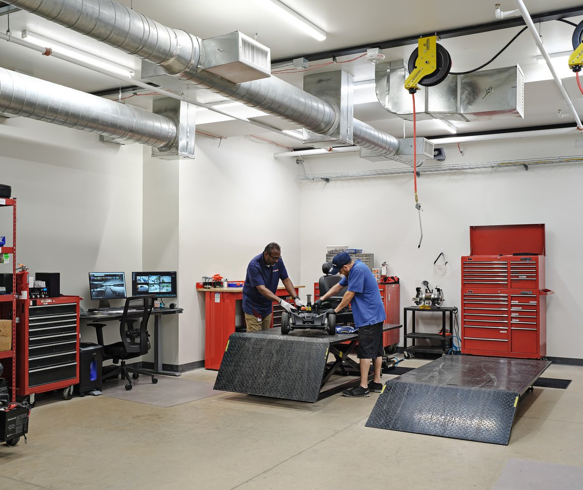 Partnering with <a href="/ProjectMENDSA/">Project MEND</a>, we transformed San Antonio's care landscape with the largest medical reuse facility in the US, symbolizing innovation, accessibility, and hope.

📸: Zac Seewald | <a href="/zacphotography/">Zac Seewald | Photographer</a>

 #projectmend #sanantonio #architecture #medicalequipment