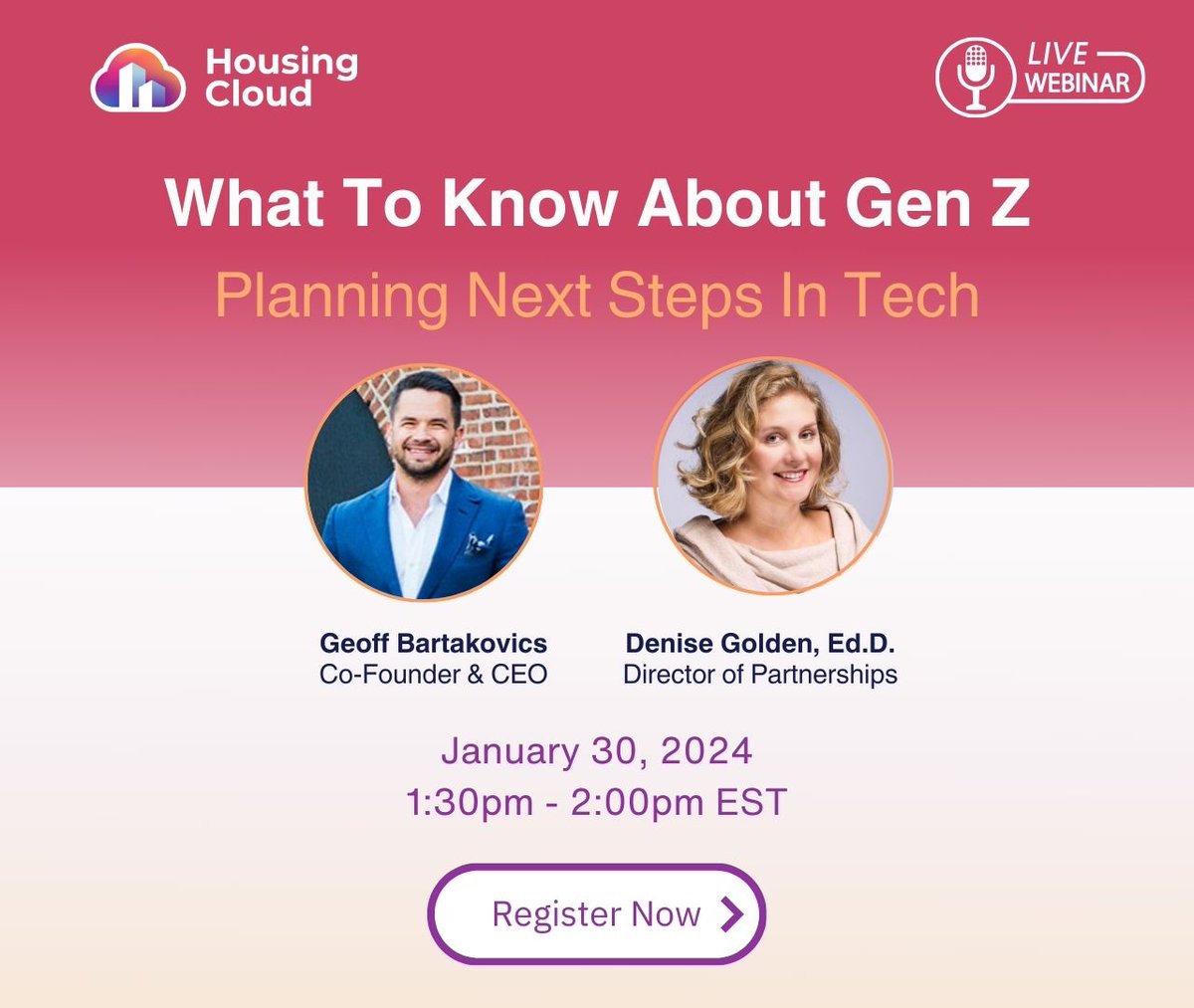 housing_cloud's tweet photo. Step up your #studenthousing game with insights into Gen Z students. Register now, https://t.co/FJ7vRrfsP9 for https://t.co/F2B6aevsML’s “What To Know About Gen Z: Planning Next Steps In Tech'' on Jan. 30th at 1:30 pm - 2:00 pm EST. 

#housingcloud https://t.co/plhddLqqgE