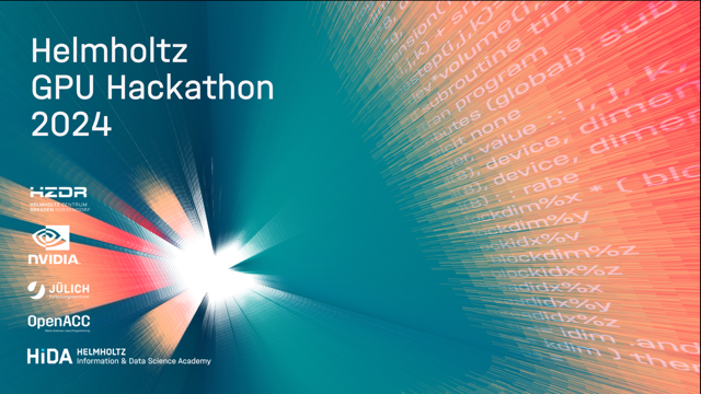fzj_jsc's tweet photo. 📣 Registration for @helmholtz_de GPU Hackathon 2024 is open until 🗓️ 31.01.2024!
❗️Wanted: Teams aiming to port/optimise their applications/projects on latest HPC hardware with CPUs and GPUs (on JURECA-DC / JUWELS Booster)
❓More info &amp; registration: https://t.co/Y2jpeiYmpk https://t.co/OrkcwYERVX
