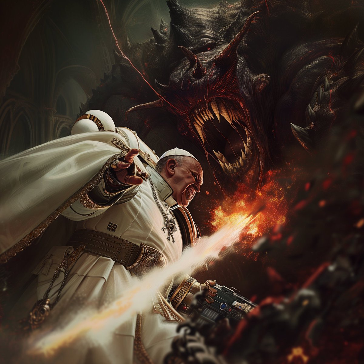 RandomSprint's tweet photo. "This isn't dogma, just my thought: I like to think of hell as being empty. I hope it is. I hope the demons are all here, where we can hunt them." https://t.co/t4BCbO9aGf