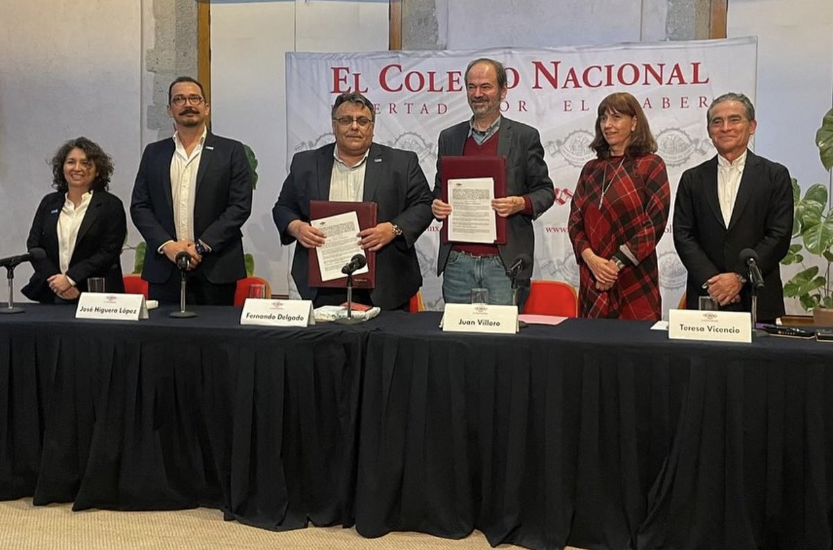 Yesterday we formalized an agreement w/@colegionacional to create the Cátedra de El Colegio Nacional @lehmancuny @cunyedu through the MSI. The objective is to build cultural/academic bridges, open new doors of opportunity&significantly strengthen our community's presence in NY.