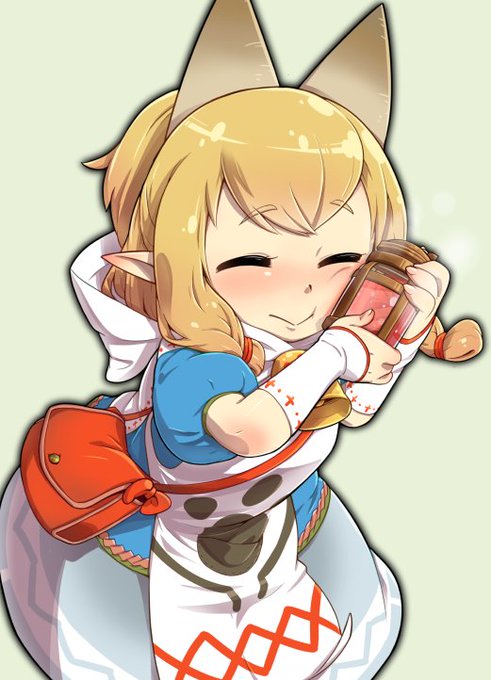 寒いのでホットドリンクネコ嬢さん 