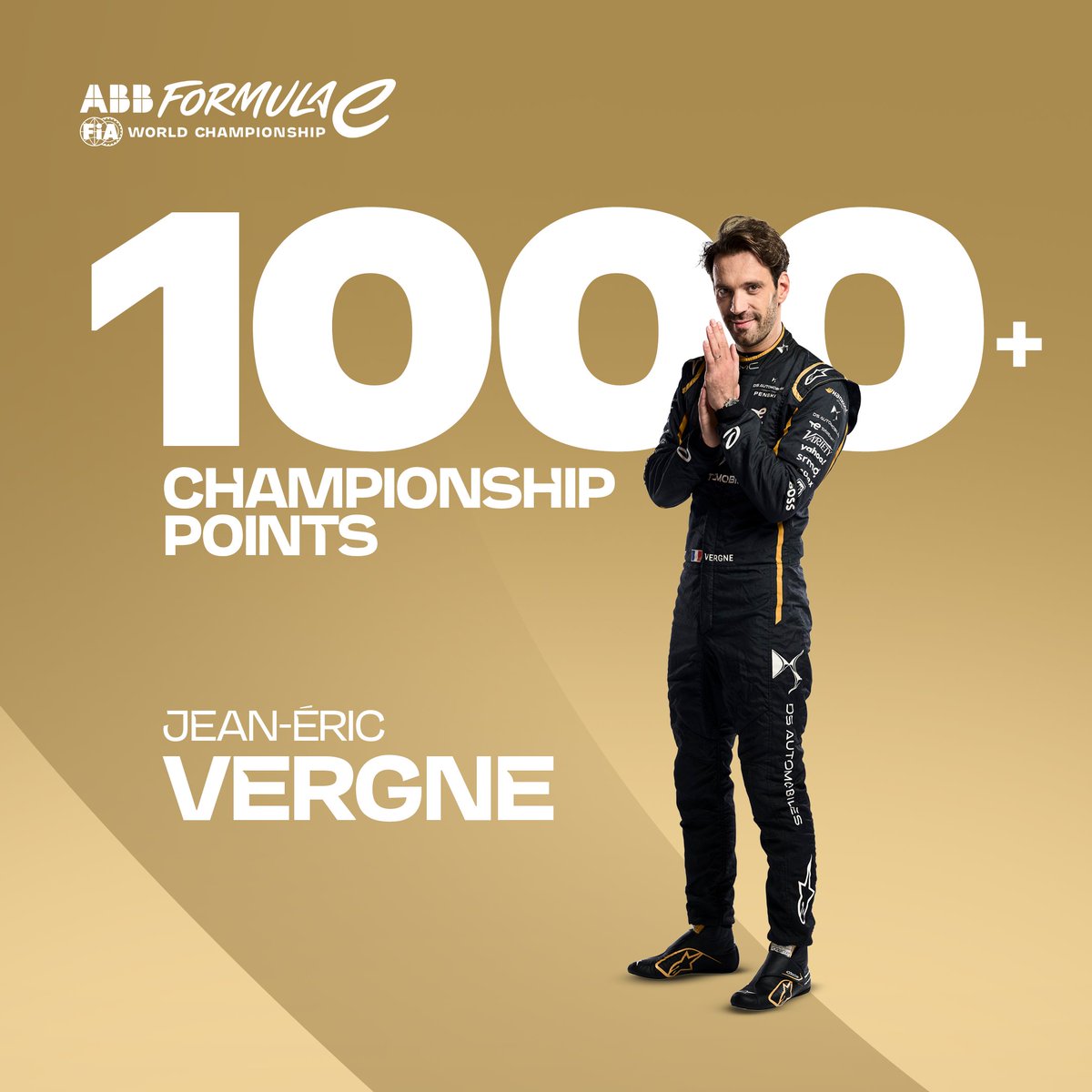 .@JeanEricVergne becomes only the second driver to join @LucasdiGrassi in the 1000pts club 👏

@Hankook_Sport #MexicoCityEPrix