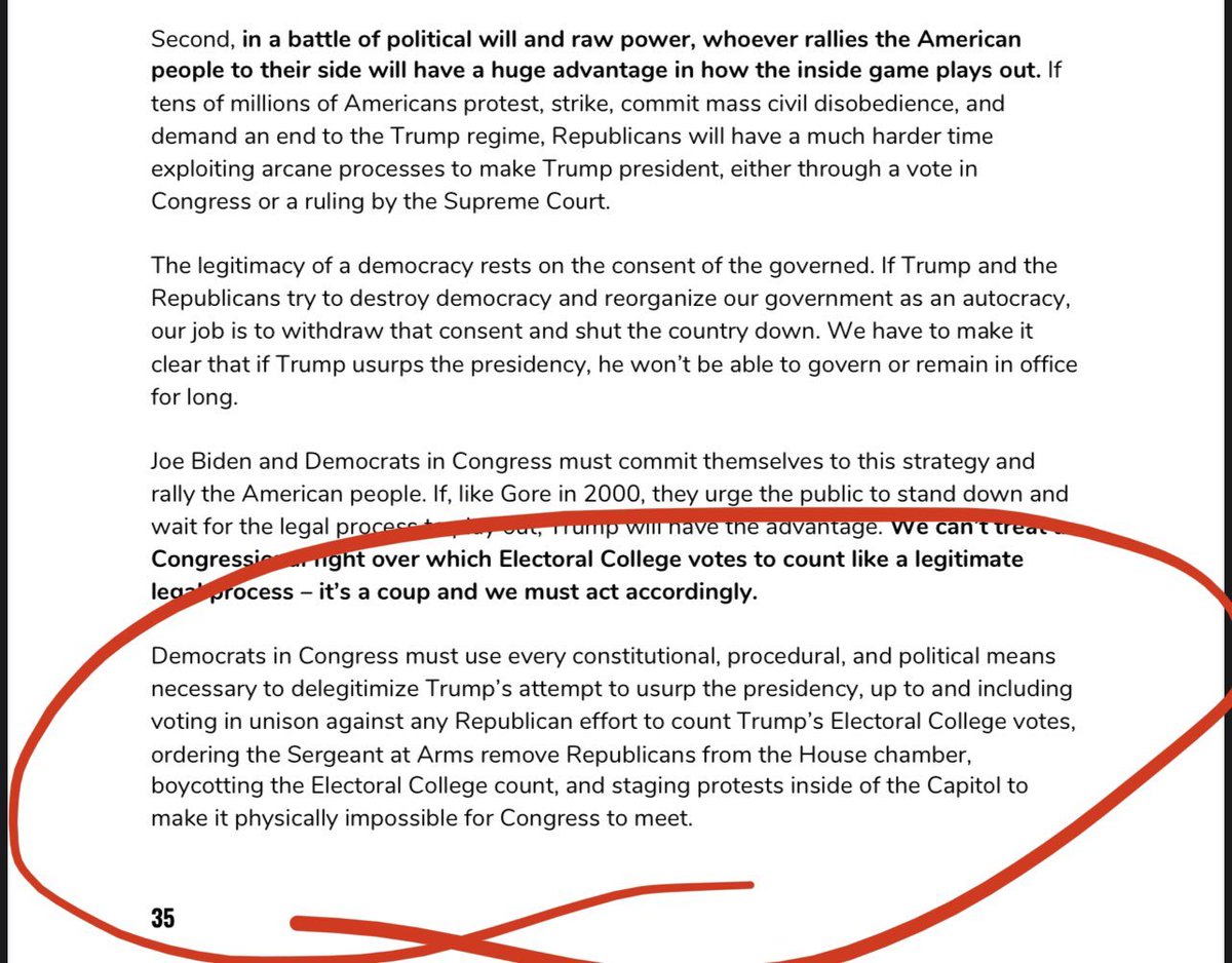 @averageJohn911 This should Shock you ! There WAS a plan to stop the Vote Certification on Jan 6th. It was a Democrat insurrection PLAN! Introducing The Sunrise Movement The Full report from @Millie__Weaver: drive.google.com/file/d/1d-vw03… Here is the Summary of that Democrat Think Tank plan: