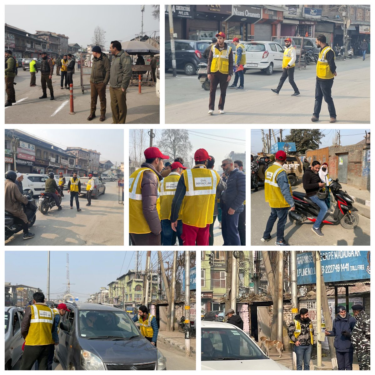 SSPTFCSGR's tweet photo. Road Safety Week.
Awareness Drive At Khanyar With SP North, Volunteers From Bharat Scouts and guides,  Focus On Life Saving Habits While Driving Like Using Seat Belt And Crash Helmets. 
@Traffic_hqrs @igtraffic_jk @SrinagarPolice @muzaffar_a_shah  @Tariq_wani786  @Knovatic_found https://t.co/PftyN03PNl