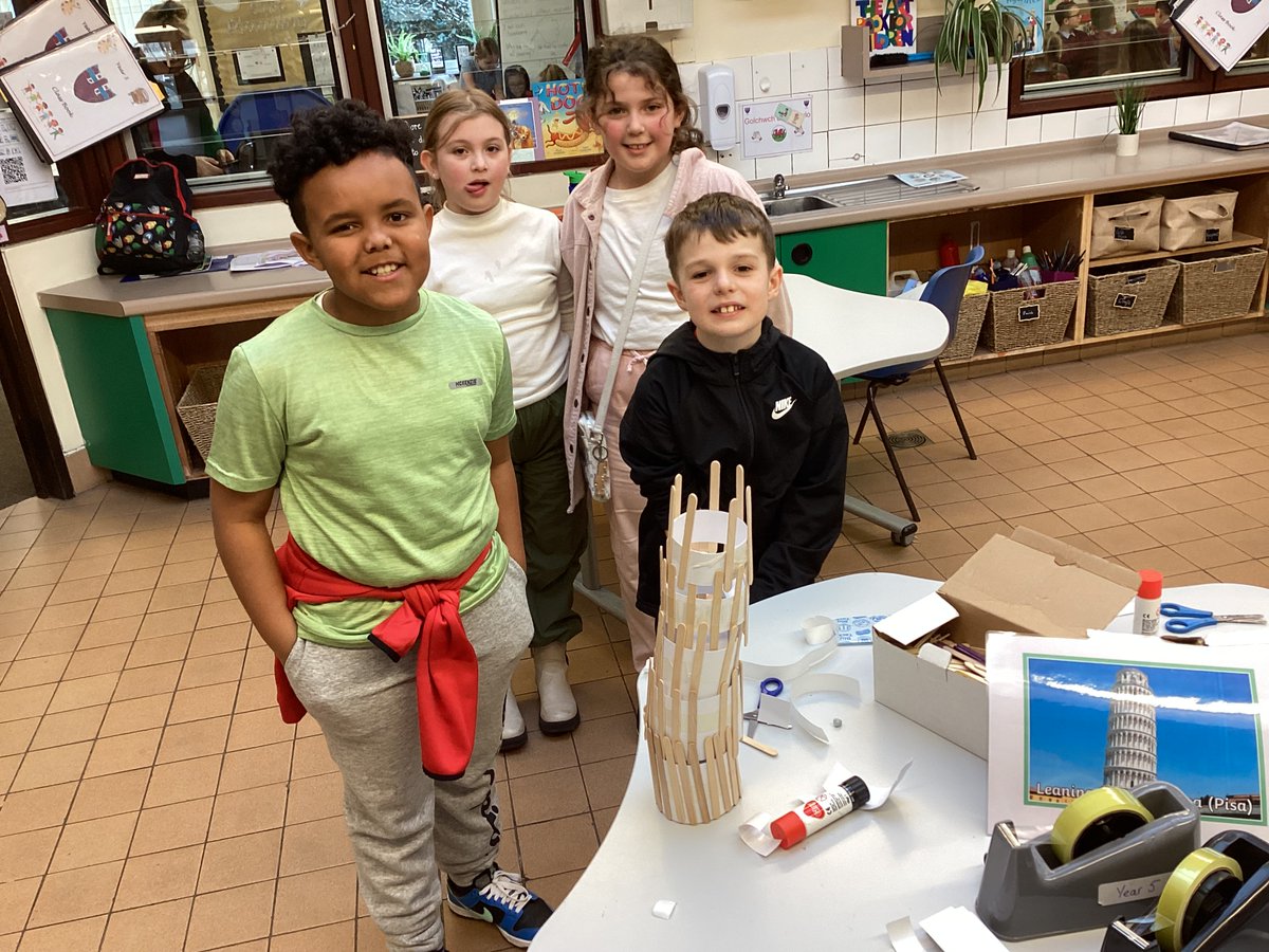 MrNicklinBHPS's tweet photo. @BeaufortHillPri #year4BHPS have had a fantastic immersion day to start our new topic. We've created tourist videos for our favourite Italian cities, translated from Welsh to Italian, sampled Italian snacks, built leaning towers of Pisa... and even made our own ice cream! 😋🏴󠁧󠁢󠁷󠁬󠁳󠁿🇮🇹 https://t.co/DoxtmOsBc3