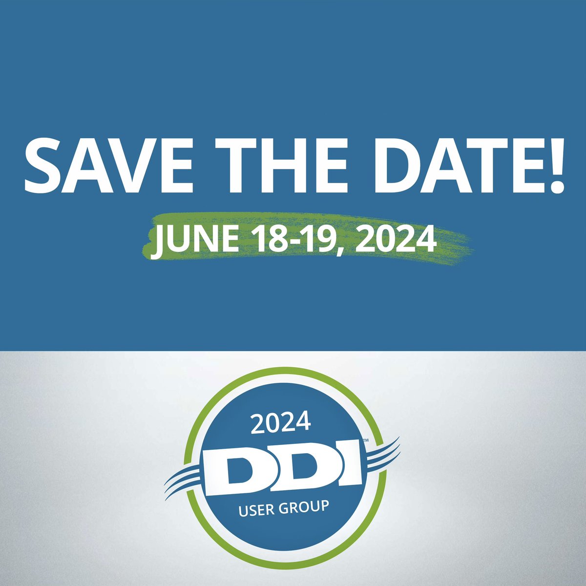 DiscipleDataInc's tweet image. We’re getting closer to announcing more information about our 2024 DDI User Group.

Save Tuesday, June 18 - Wednesday, June 19, and stay tuned because you won’t want to miss it!