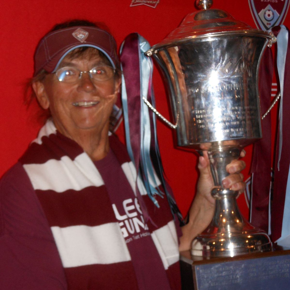 C38sg's tweet photo. Last night, we received the news that the immutable Joan Dobrzynksi had her homecoming after a long fight with cancer. She didn’t lose the fight, she just changed venues, switched the pitch. Nothing, not even cancer, can beat a kind soul like Joan. https://t.co/SiLNm5htlQ