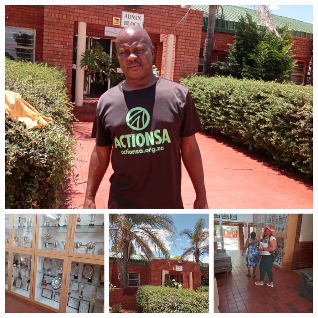 KwenaMangope's tweet photo. RC Madoda Nobula at PH Moeketsi Agriculture college in Taung which falls under Dr Ruth Segomotsi Mompati - one of the regions in NW. The RC was there to check on the progress regarding admissions at the college and most importantly to observe issues related to security. 
#letsfix https://t.co/vsdVTfJzIF